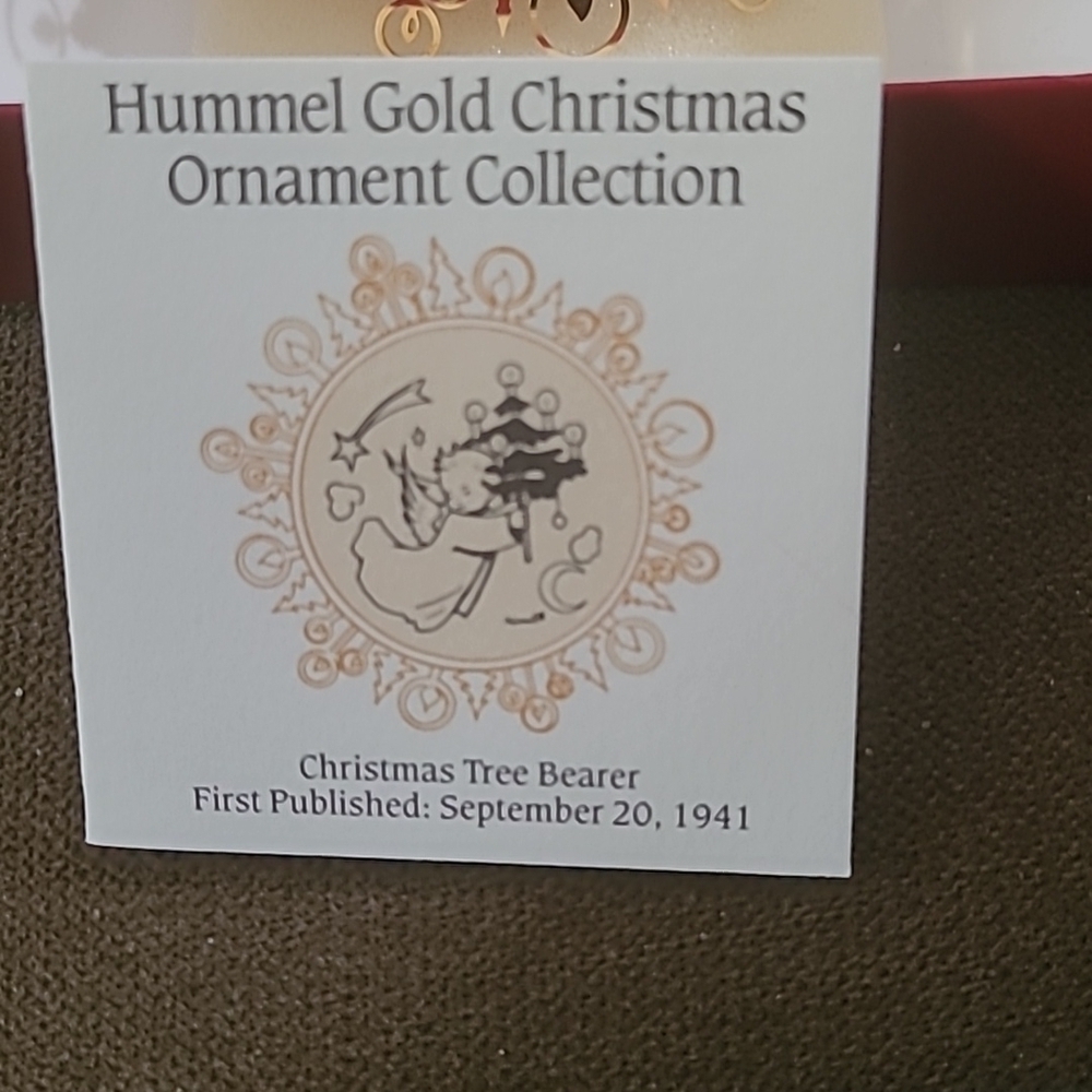 Hummel Gold Christmas Ormaments Collection Bundled - Picture 7 of 10